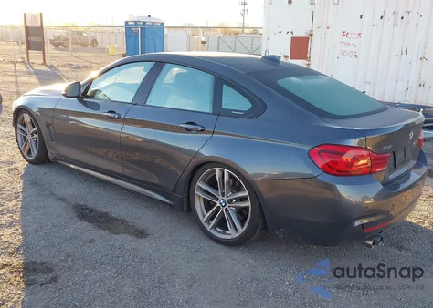 2018 BMW 430I Gran Coupe xDrive from USA, damaged, VIN WBA4J3C52JBG95093